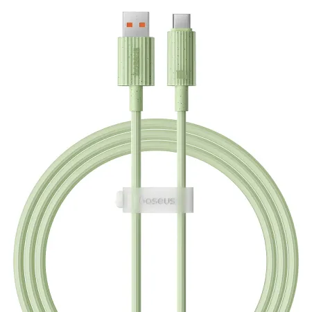 Кабель Baseus Habitat Series Fast Charging Data Cable USB to Type-C 100W 20V 5A 1m Салатовый