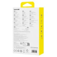 Кабель Baseus Free2Pull Mini Charging Data Cable Type-C to Type-C 60W 1m Белый
