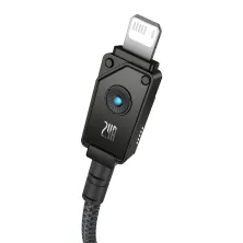 Кабель Baseus Unbreakable Series Fast Charging Data Cable USB to Lightning 2.4A 1m Чорний