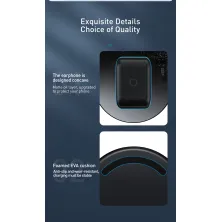 Бездротовий зарядний пристрій Baseus Simple 2in1 For Phone + Pods Pro з технологією Qi 15W 2A Чорний