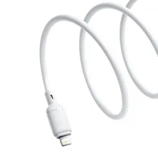 Кабель Baseus Silky Series Fast Charging Data Cable USB to Lightning 2.4A 2m Белый