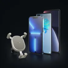 Автотримач для телефона Baseus Stable Gravitational Car Mount Air Outlet у повітропровід Білий