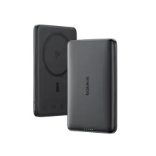 УМБ Baseus PicoGo AM41 Ultra-Slim Qi2 Magnetic 10000mAh 27W QC3.0+PD3.0 з функцією MagSafe и Qi2 15W Чорний