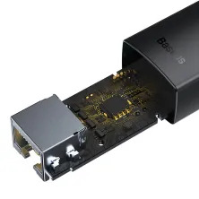 USB Переходник Baseus Lite Series Ethernet 100 Mbps Type-A to RJ45 Чорний