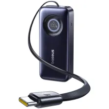 УМБ Baseus EnerCore CR11 with Retractable Cable 20000mAh 100W и Type-C выдвижным кабелем 100W Черный