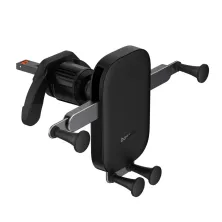Автодержатель для телефона Baseus UltraControl Mega Series Folding Screen Phone Car Mount в воздуховод Черный