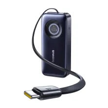 УМБ Baseus EnerCore CR11 with Retractable Cable 20000mAh 67W и Type-C выдвижным кабелем 67W Черный