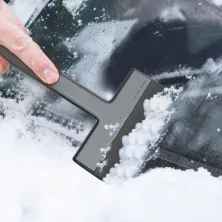 Автомобільний скребок для снігу та льоду Baseus Quick Clean Car Ice Scraper Чорний