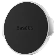 Автодержатель для телефона магнитный Baseus Small Ears плоский на торпедо Серебристый