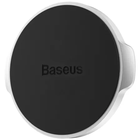 Автодержатель для телефона магнитный Baseus Small Ears плоский на торпедо Серебристый