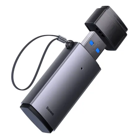 Кардридер Baseus Lite Card Card Reader USB, SD/TF Cards Серый