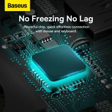 USB-хаб Baseus 7in1 Metal Gleam 7-Port Type-C HUB Adapter Type-C to USB3.0*3, Type-C(PD)*1, 4KHDMI*2, RJ45 Сірий