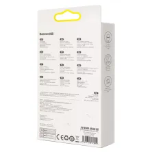 Кабель Baseus Glimmer Series Fast Charging Data Cable Type-C to Lightning PD 20W 1m Білий