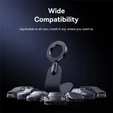 Автотримач для телефону магнітний Baseus C02 Go Series Magnetic  Car Phone Mount на торпедо Чорний