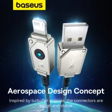 Кабель Baseus Unbreakable Series Fast Charging Data Cable USB to Lightning 2.4A 1m Сірий