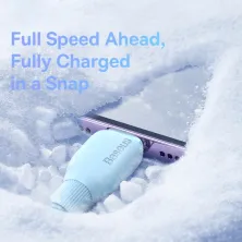 Кабель Baseus Pudding Series Fast Charging Data Cable USB to Lightning 2.4A 2m Голубой