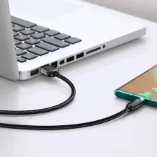Кабель Baseus Display Series Fast Charging Data Cable USB to Type-C 66W 11V 6A 2m Чорний