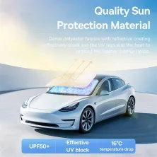 Сонцезахисна парасолька автомобільна Baseus CoolRide Windshield Sun Shade Umbrella Lite Small Чорний