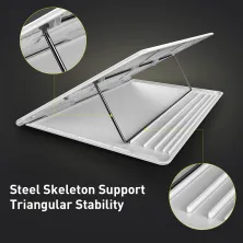 Подставка для ноутбука Baseus Lets go Mesh Portable Laptop Stand Белый