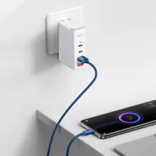 Кабель Baseus Crystal Shine Series Fast Charging Data Cable USB to Type-C 100W 20V 5A 1.2m Синій