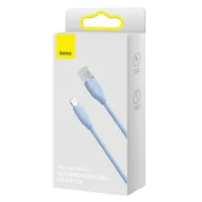 Кабель Baseus Jelly Liquid Silica Gel USB to Lightning 2.4A 2m Синій