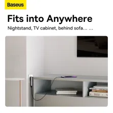 Сетевое зарядное устройство Baseus GaN5 Pro Ultra-Slim Fast Charger 65W USB+Type-C + кабель Baseus Type-C to Type-C 100W 20V/5A 1м Универсальное Серый