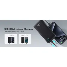 УМБ Baseus Airpow Lite 10000mAh 15W 3A USB+Type-C Черный