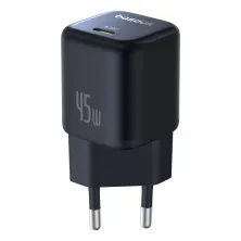 Мережевий зарядний пристрій Baseus PicoGo GaN6 Pro Fast Charger 1C PD3.0 45W Type-C 3A Чорний