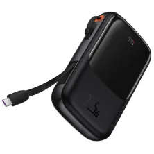 УМБ Baseus Q Pow Pro 20000mAh 22.5W 5A з технологією QC3.0+PD3.0 та Type-C кабелем 22.5W Чорний
