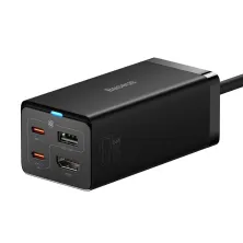 Сетевое зарядное устройство Baseus GaN5 Pro Desktop Fast Charger 67W USB+2Type-C+HDMI + кабель Baseus Type-C to Type-C 100W 20V/5A 1м Черный