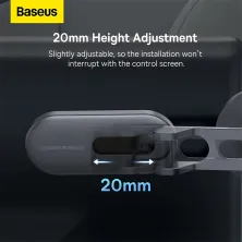 Автодержатель для телефона магнитный Baseus T-Space Series Folding Metal Car Mount Magnetic на торпедо Черный