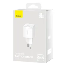 Сетевое зарядное устройство Baseus Cube Pro GaN5 Fast Charger 1C PD3.0 30W Type-C 3A Белый