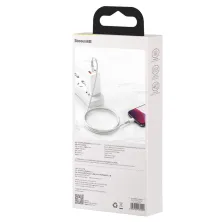 Кабель Baseus High Density Braided Fast Charging Data Cable Type-C to Lightning PD 20W 1m Белый