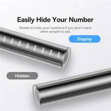 Автовизитка парковочная карта Baseus Number Plate Tint версия для двух номеров Черный