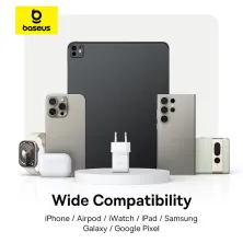 Сетевое зарядное устройство Baseus Palm Fast Charger 1C PD3.0 30W Type-C 3A  + Кабель Type-C to Type-C 60W 20V/3A 1м Белый