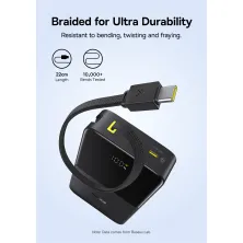 УМБ Baseus EnerFill FC51 Bipow2 Pro 20000mAh 22.5W 2.4A з технологією QC3.0+PD3.0 та Type-C кабелем 22.5W Чорний