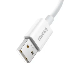 Кабель Baseus Superior Series Fast Charging Data Cable USB to Type-C 65W SUPERVOOC 1m Білий