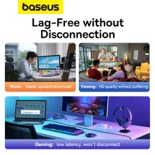 Кабель Baseus High Speed CAT5 RJ45 Gigabit Network Cable Ethernet Круглый 8m Черный
