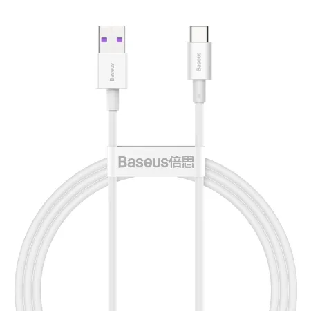 Кабель Baseus Superior Series Fast Charging Data Cable USB to Type-C 66W 11V 6A 1m Белый