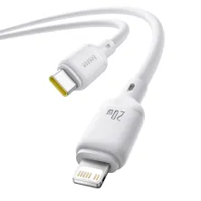 Кабель Baseus Silky Series Fast Charging Data Cable Type-C to Lightning PD 20W 2m Белый