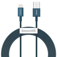 Кабель Baseus Superior Series Fast Charging Data Cable USB to Lightning 2.4A 2m Синій