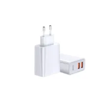 Сетевое зарядное устройство Baseus Speed Dual QC3.0 30W 2USB 5A Белый