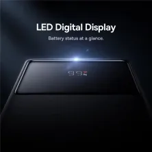 УМБ Baseus Star-Lord Digital Display 20000mAh 30W с технологией QC3.0+PD3.0 2USB+Type-C + Кабель USB to Type-C Черный