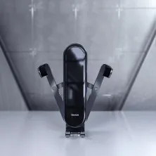 Автодержатель для телефона Baseus Penguin Gravity в воздуховод Черный