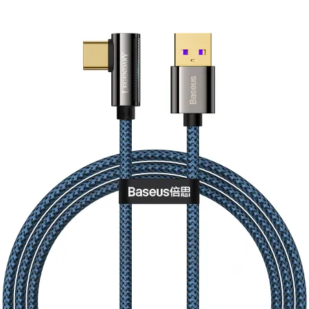 Кабель Baseus Legend Series Fast Charging Data Cable USB to Type-C 66W 11V 6A 1m Синій