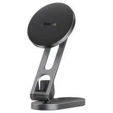 Автодержатель для телефона магнитный Baseus T-Space Series Folding Metal Car Mount Magnetic на торпедо Черный