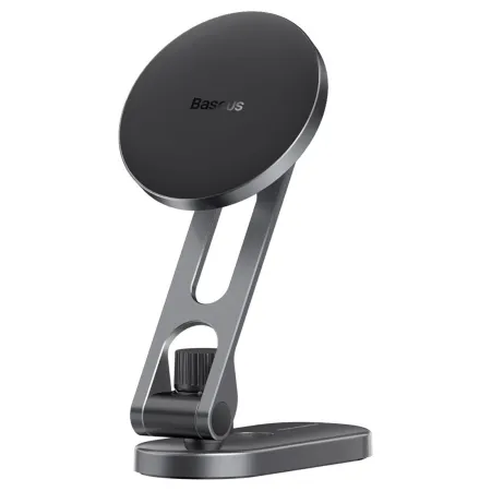 Автодержатель для телефона магнитный Baseus T-Space Series Folding Metal Car Mount Magnetic на торпедо Черный