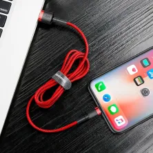 Кабель Baseus Cafule Cable USB to Lightning 1.5A 2m Червоний