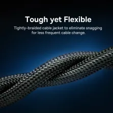 Кабель Baseus High Speed CAT7 Seven Types RJ45 10Gigabit Network Cable Ethernet Круглый 10m Черный