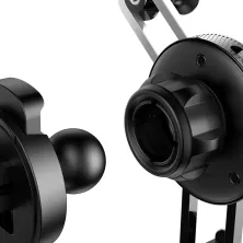 Автодержатель для телефона Baseus YY ehicle в воздуховод с зарядным кабелем Type-C 2A 1м Серебристый